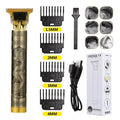 Factory direct sales T9 dragon and phoenix Buddha head hair clipper electric clipper razor retro oil head fader