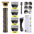 Factory direct sales T9 dragon and phoenix Buddha head hair clipper electric clipper razor retro oil head fader